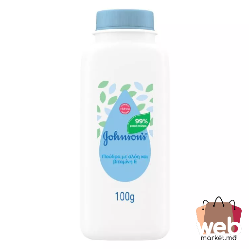 Pudră p/u copii Baby aloe cu vitamina E 100g JOHNSONS