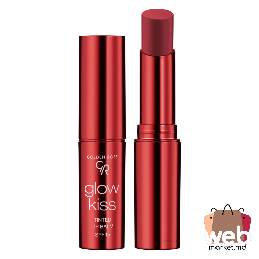Ruj-balsam de buze Glow Kiss SPF15 GOLDEN ROSE