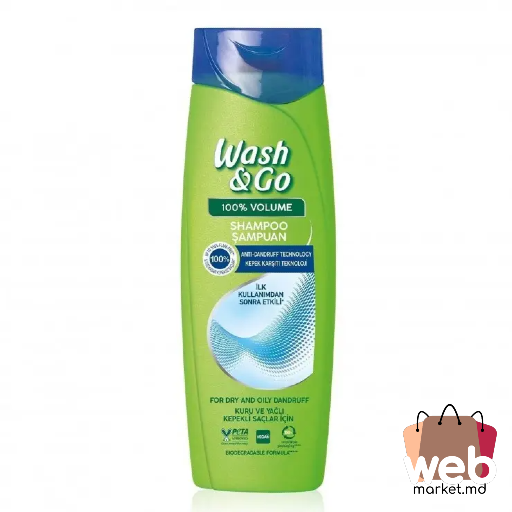 Șampon de păr 360ml WASH AND GO