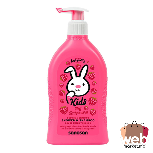 Șampon gel de duș p/u copii 400ml SANOSAN