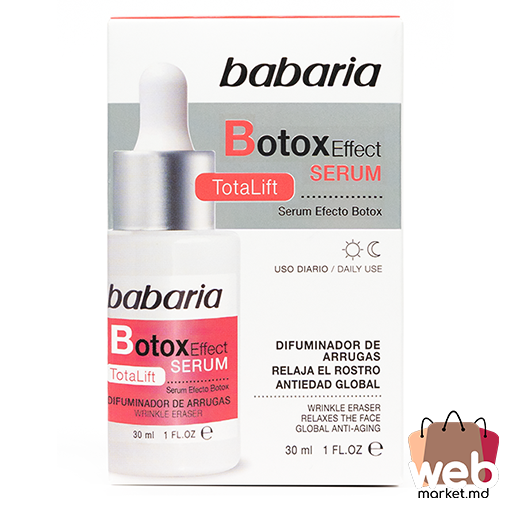 Serum p/u față 30ml Botox effect BABARIA