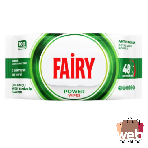 Șervețele multi suprafațe Power 100buc. FAIRY