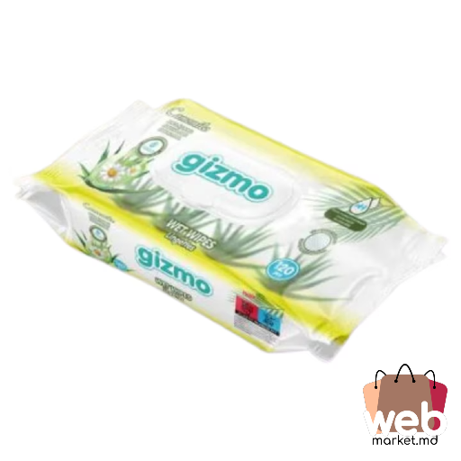 Șervețele umede p/u copii musețel/fară alcool 120buc. GIZMO