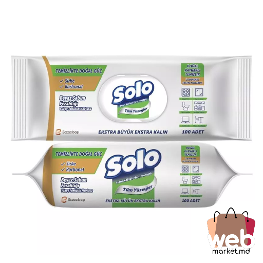 Șervețele umede p/u curățenie 100buc. SOLO