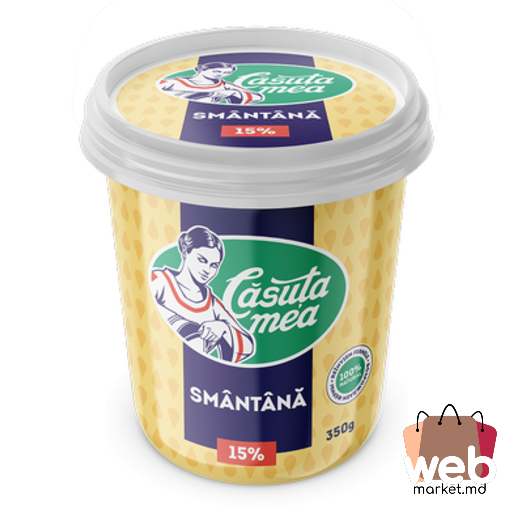 Smântână 15% 350g CĂSUȚA MEA