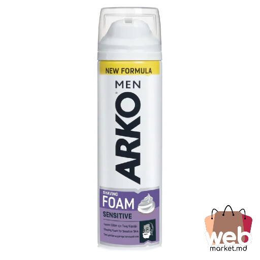 Spumă de ras Men Sensitive 200ml ARKO