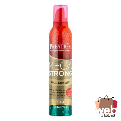 Spumă p/u păr Mega Strong 300ml PRESTIGE
