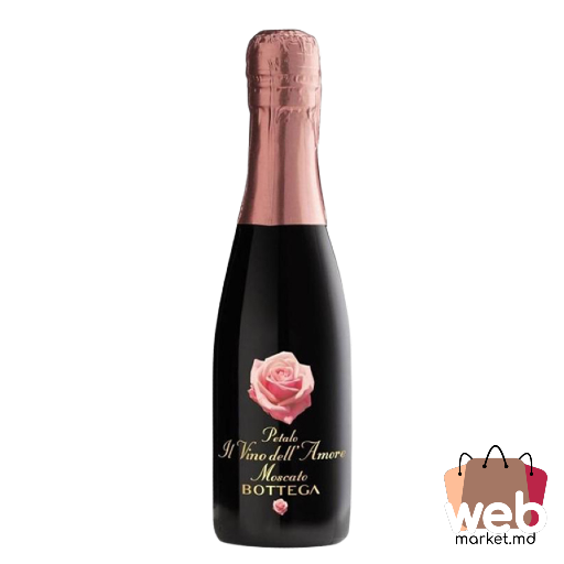 Vin spumant Moscato alb dulce 6.5% 200ml BOTTEGA